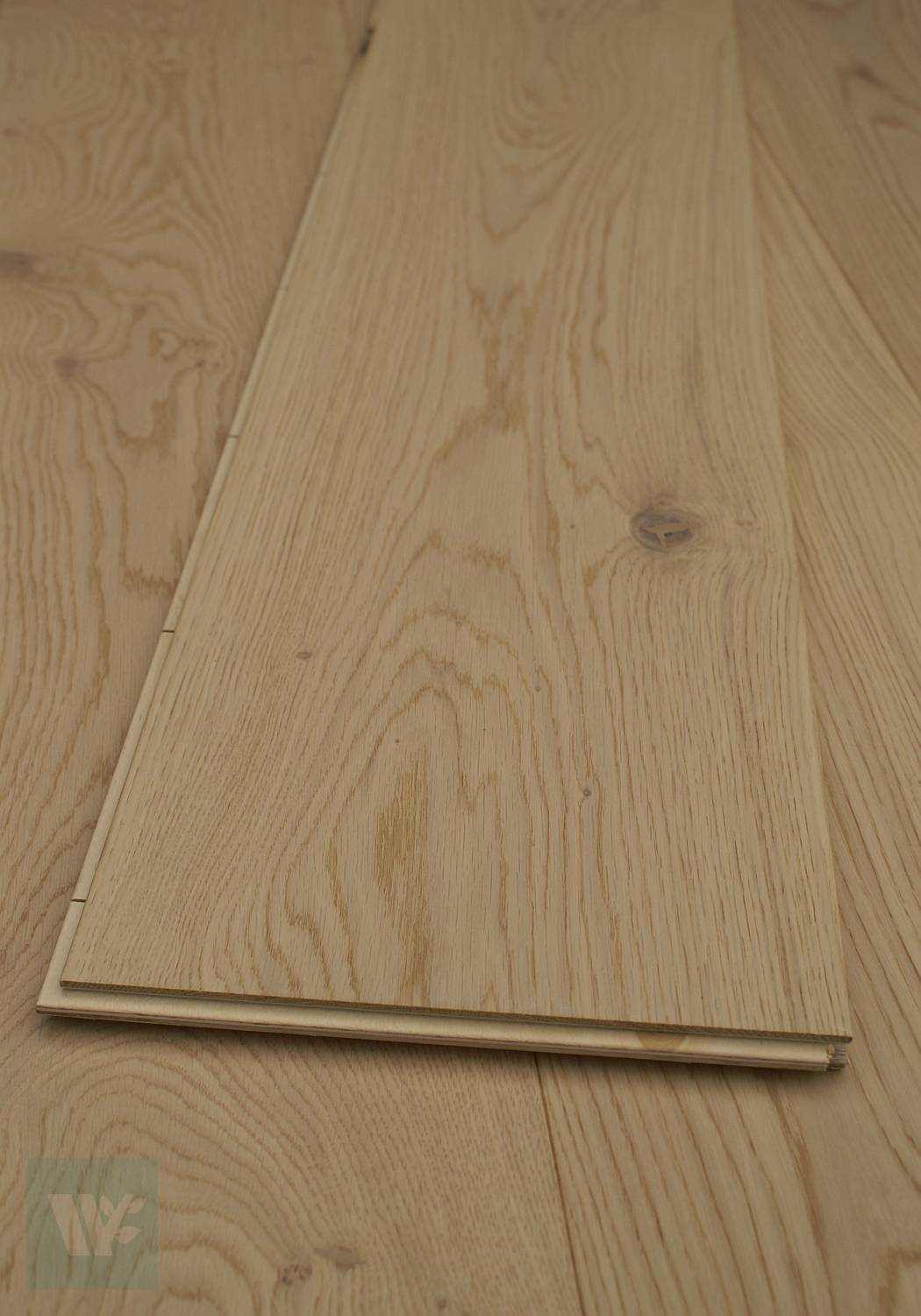 10 Wide Brushed Unfinished Engineered Oak Flooring Long Board