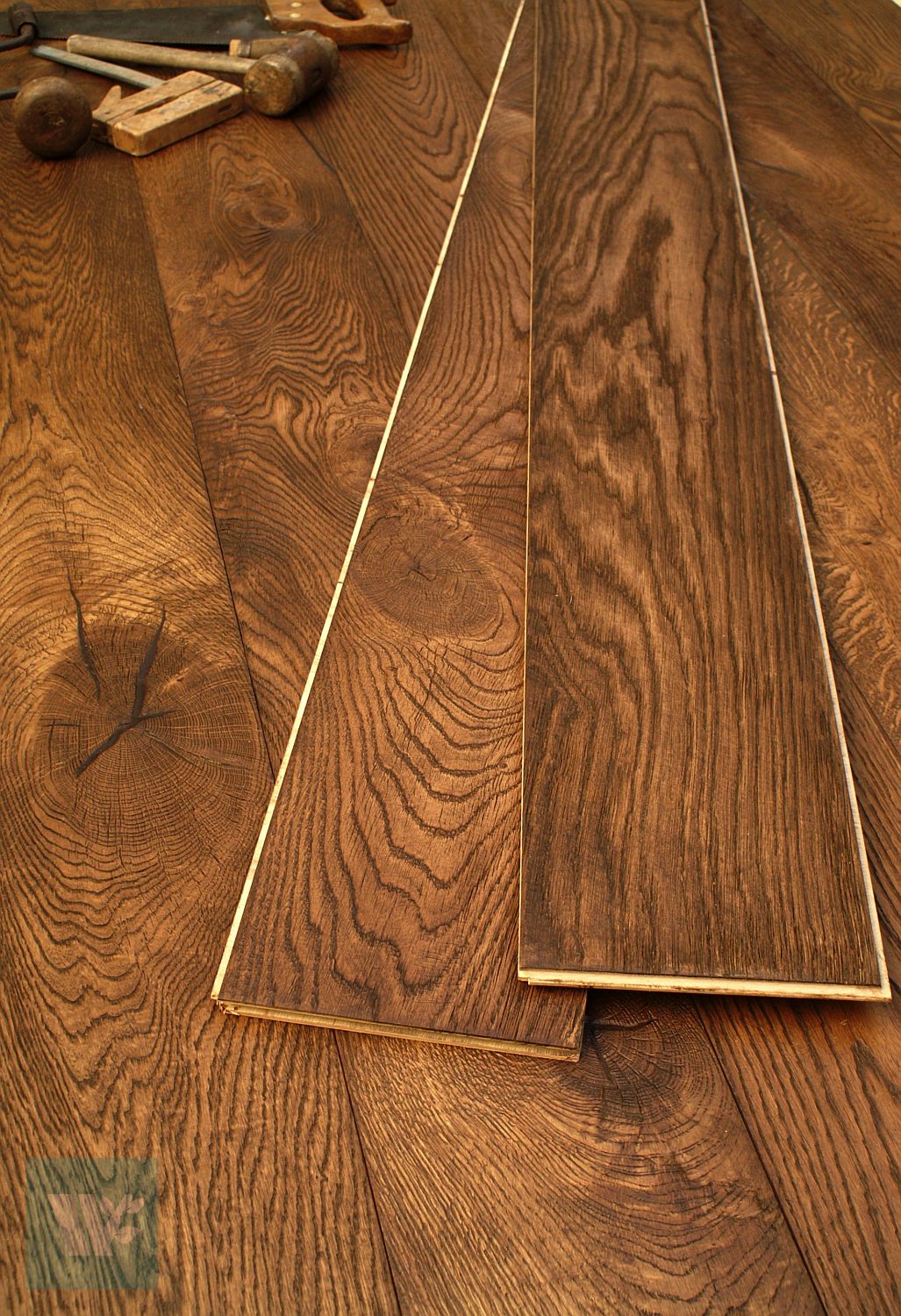 19cm Wide Medium Oak Oiled Distressed Antique Boards Engineered Flooring Ec33 Ebay