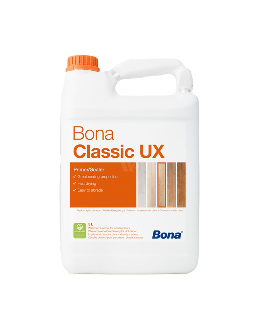 5L Bona Prime Classic UX - For Untreated Wood Flooring