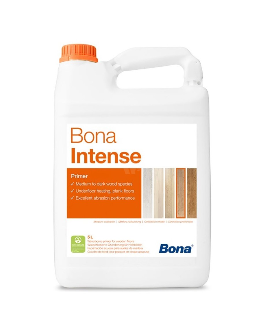 5L Bona Prime Intense - Gives a Medium Rich Wood Colouration