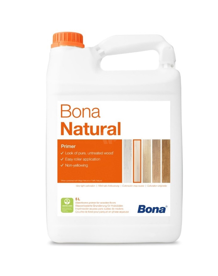 5L Bona Prime Natural - Will Retain Appearance of Unfinished Wood