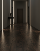 Dark Finger Jointed Oak 8" Solid