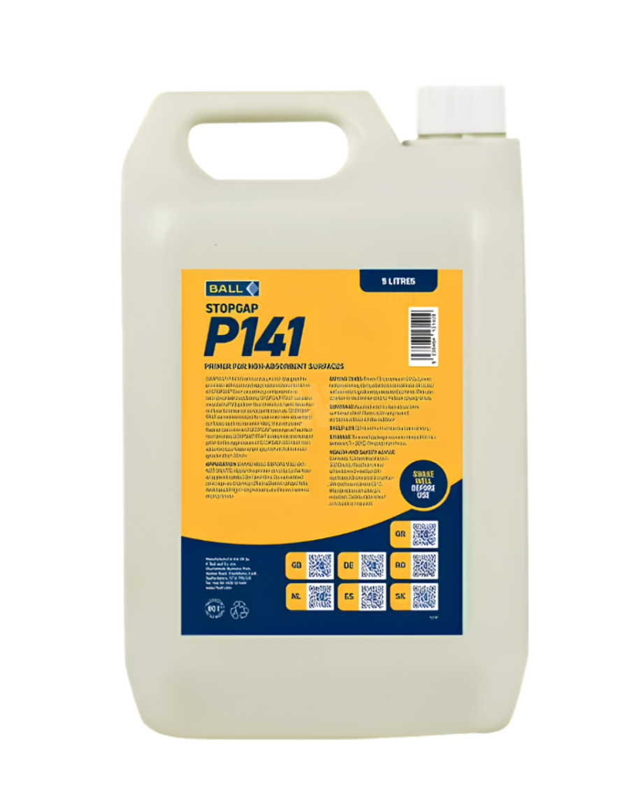Stopgap P141 Primer 5L - For Non-Absorbent Subfloors Stopgap P141 Primer 5L - Self-Levelling Primer