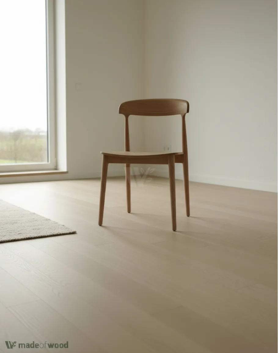Solid oak narrow strip flooring
