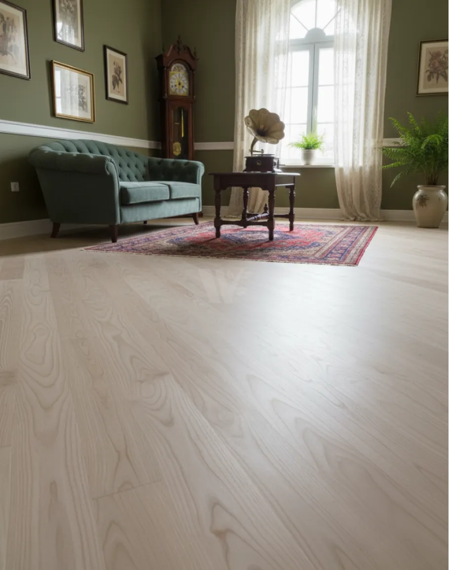 Solid cherry narrow strip flooring