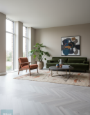 2Ft White Matt Lac Oak EC13