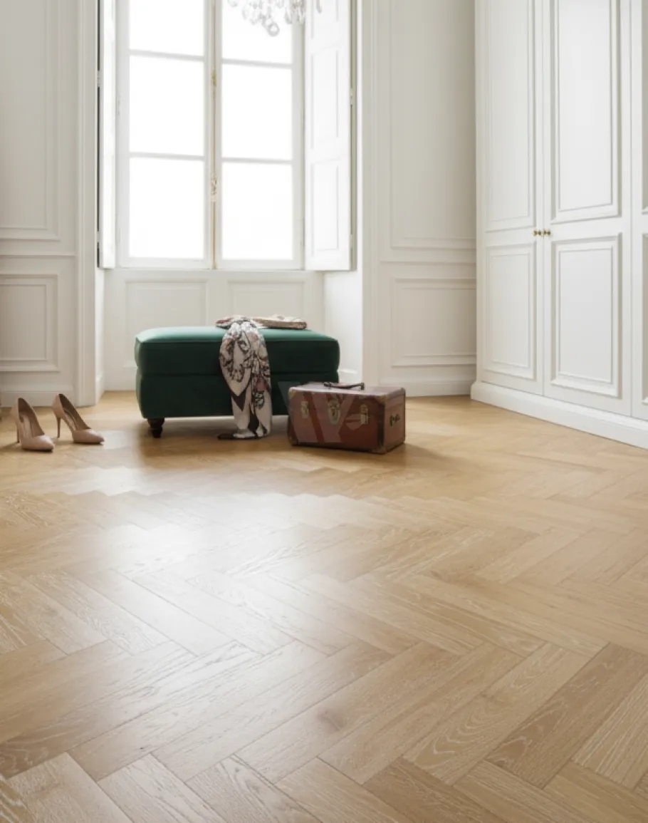 18mm limed engineered herringbone flooring