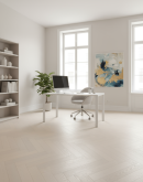 24" White Matt Lac Oak ECW6