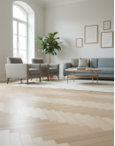 27" Unf Oak Herringbone H10N