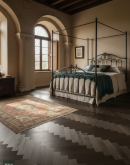 12" Smoked Oak Herringbone HS27