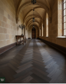 14" Smoked Oak Herringbone HS37