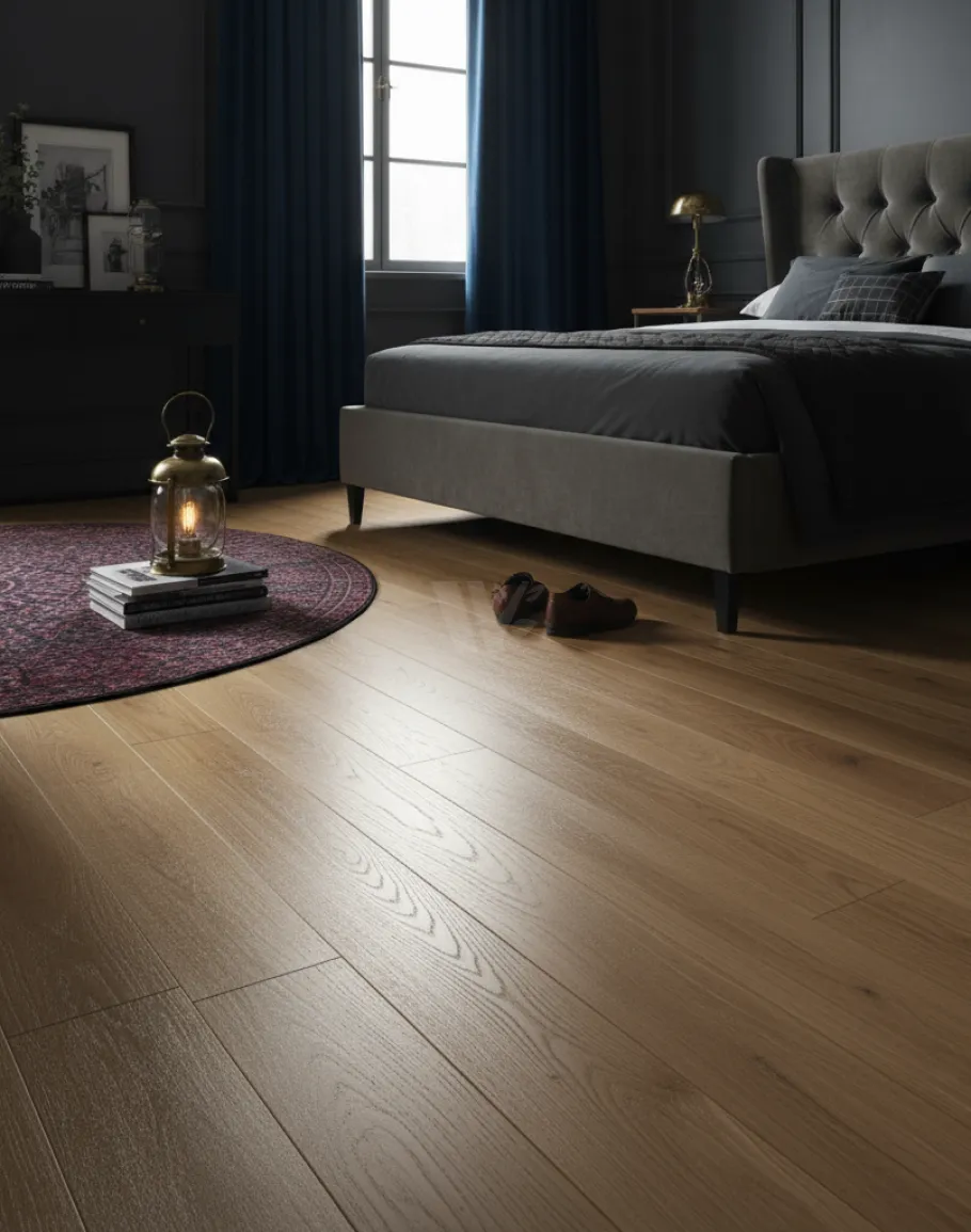 Classic wooden floorboards