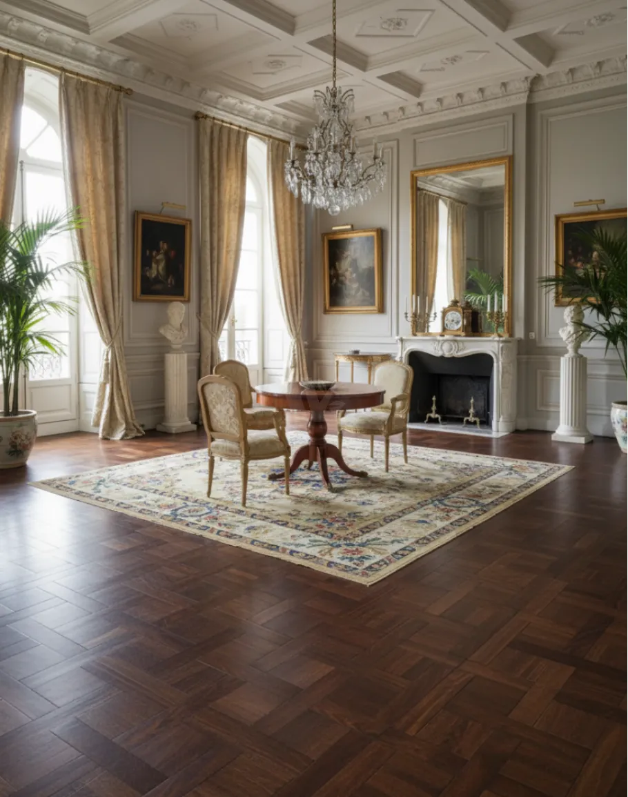 Finger parquet flooring