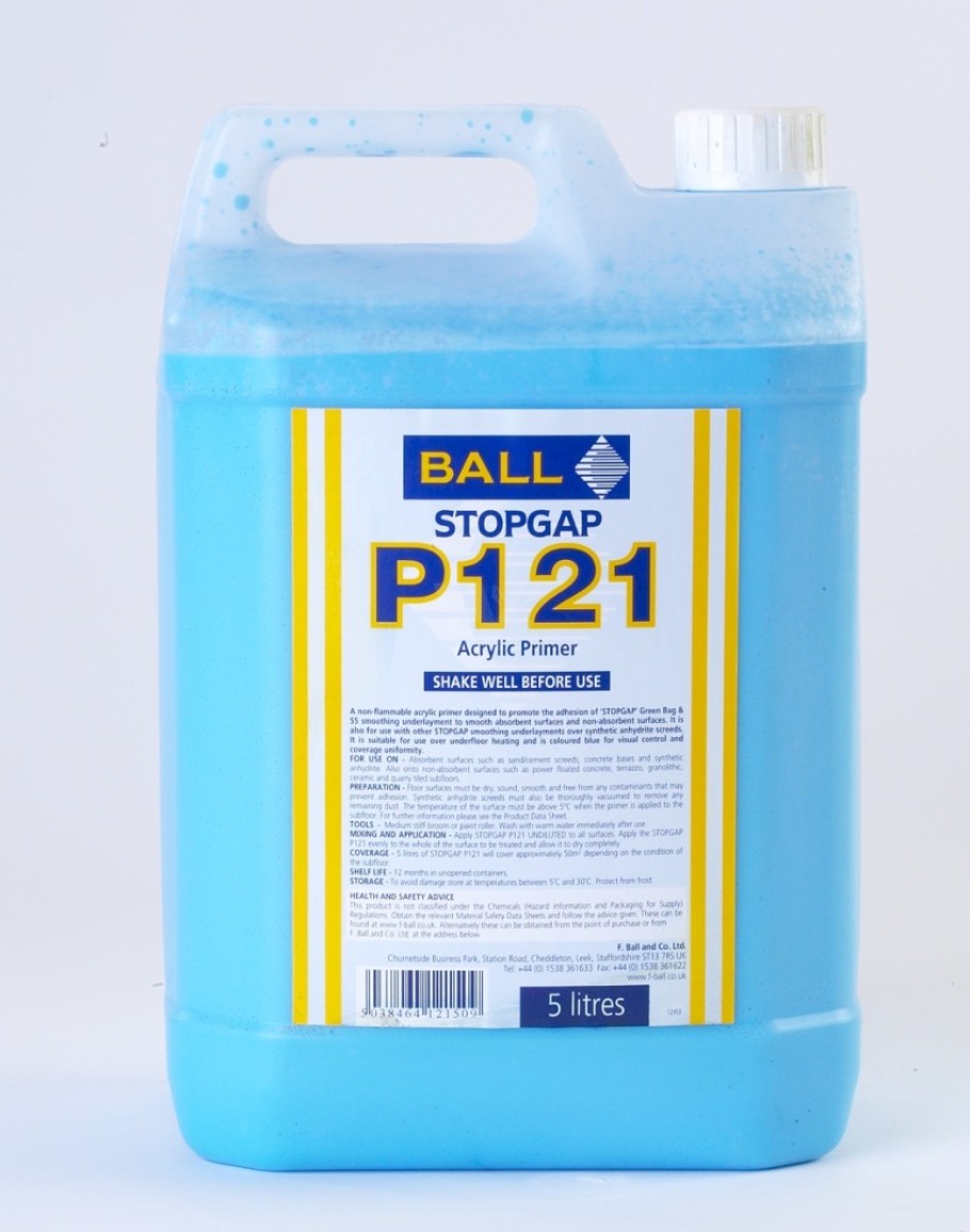 Stopgap P121 Acrylic Primer 5L - For Calcium Sulphate Screeds