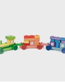21" Coloured Train with Wagons