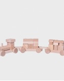 Pure Wood Train & Wagons - Handmade Wooden Toy by Tarnawa
