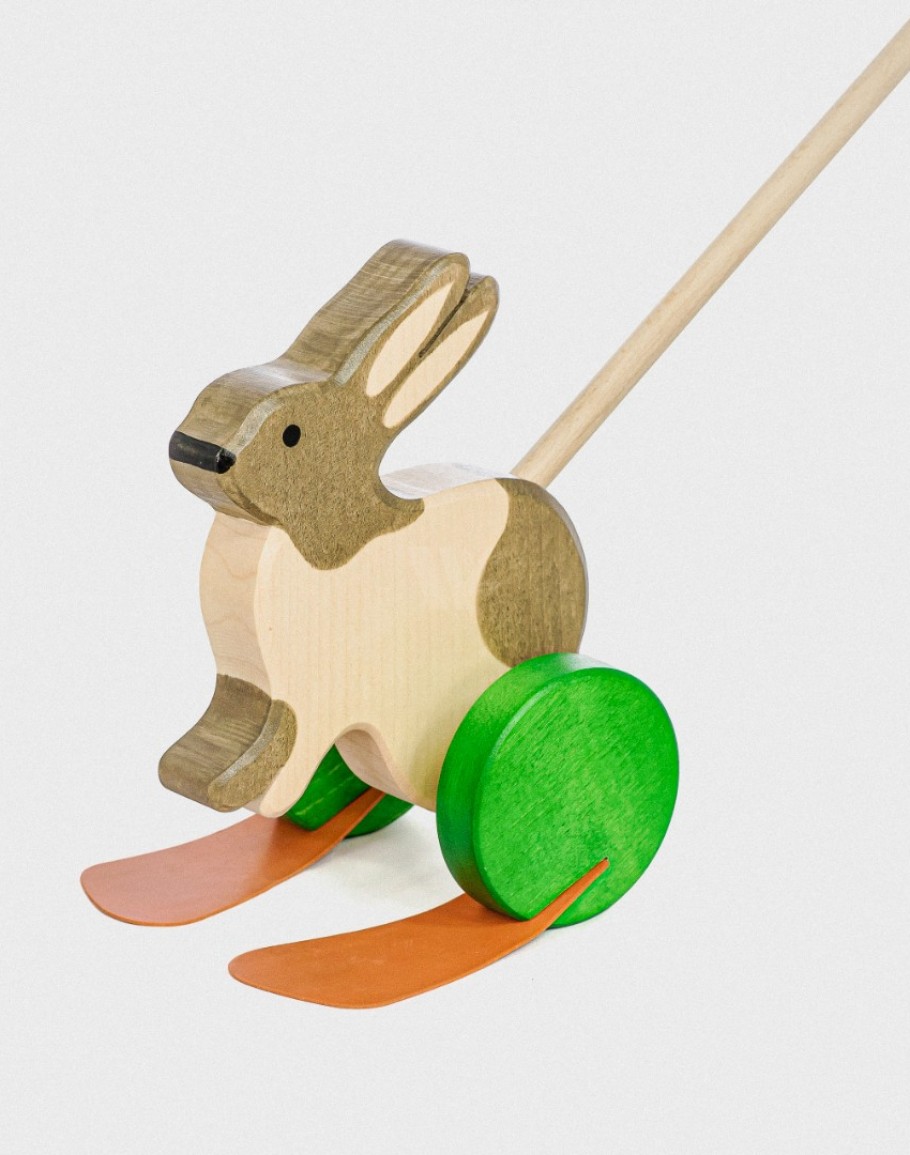 Push Along Rabbit / Bunny - Tarnawa Wooden Toys