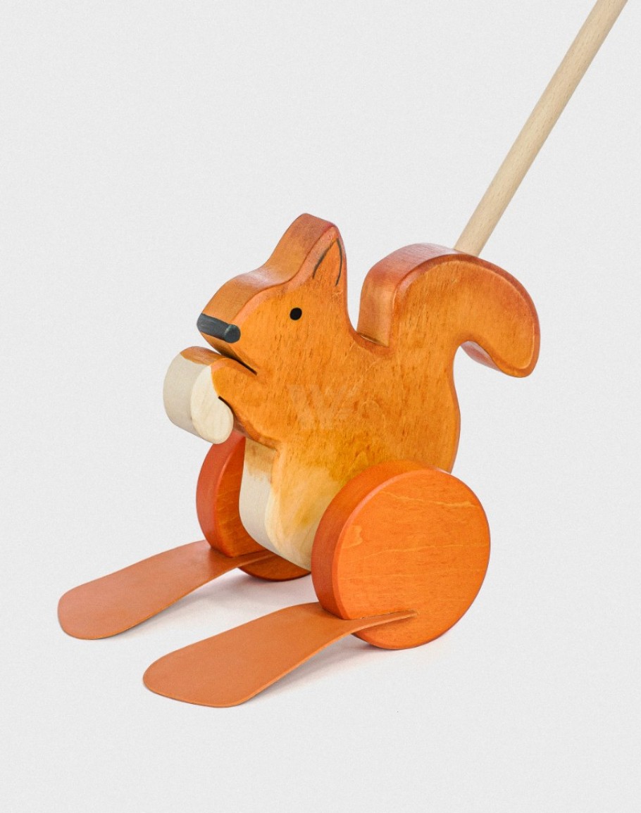 Push Along Squirrel - Tarnawa Wooden Toys