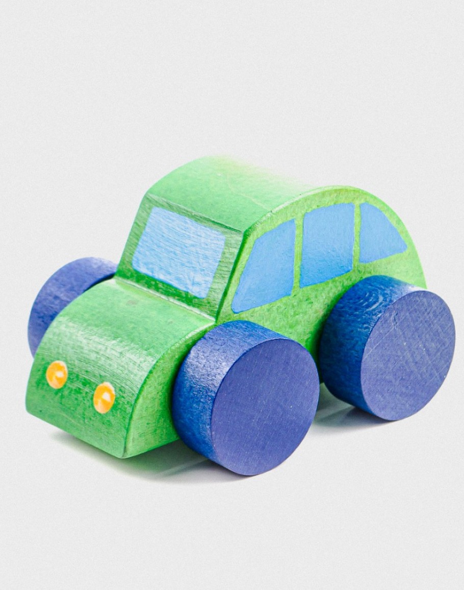 Bettle Car Green - Tarnawa Wooden Toys