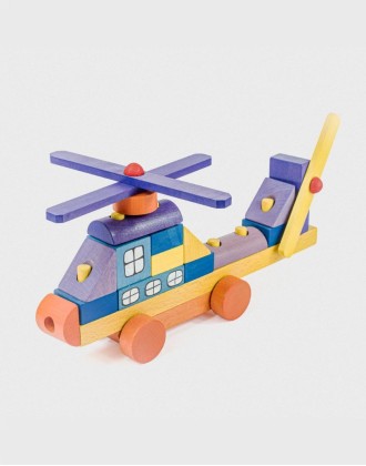 12" Colourful Helicopter