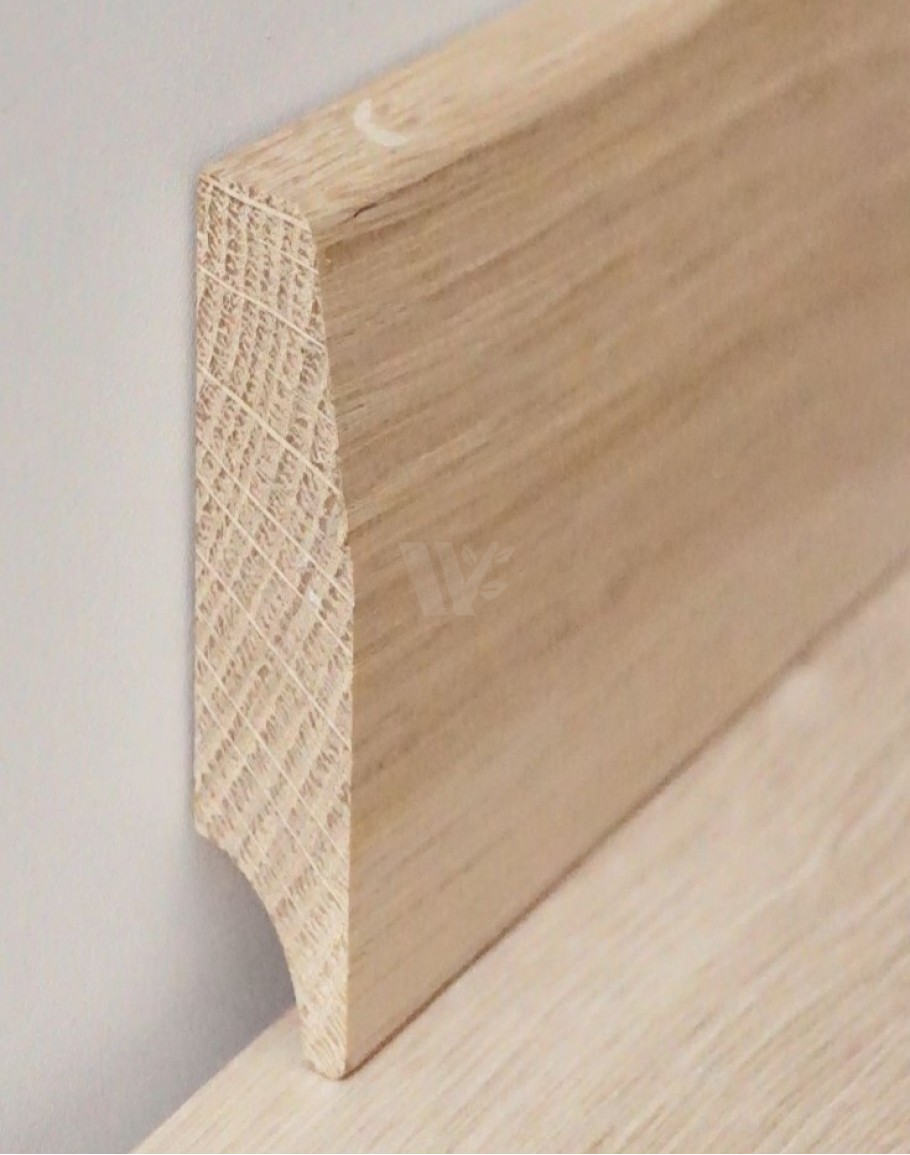3½" Solid Oak Skirting - 20mm Thick Real Wood