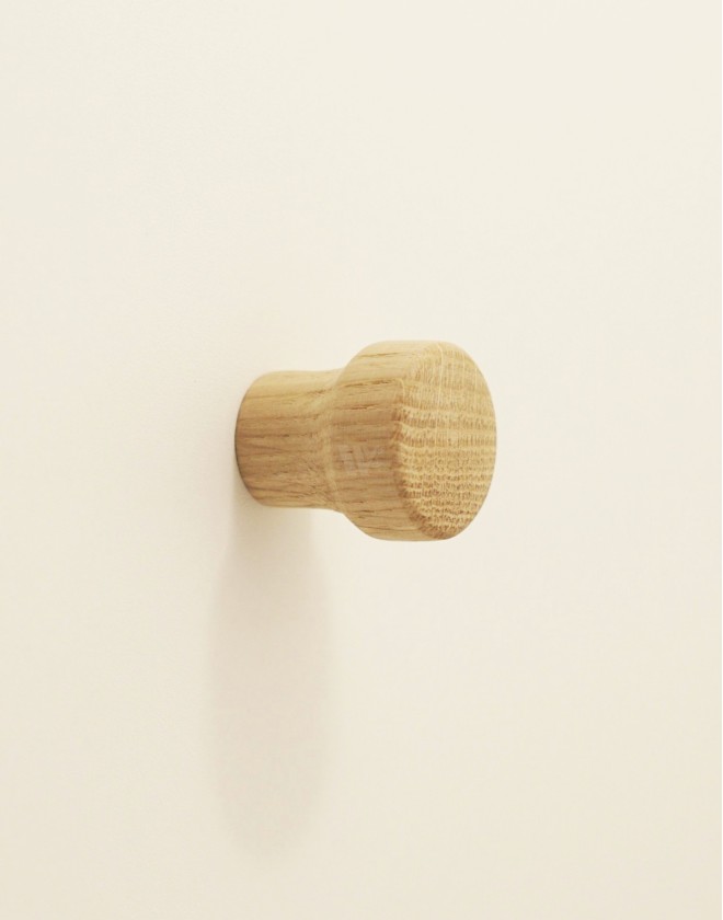 Bottle Cork Pure Oak Knob