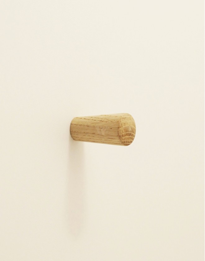 Mini Unfinished Oak Knob