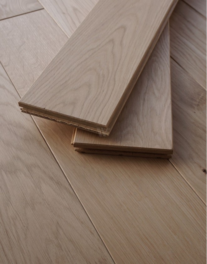 6" Natural Oak Floorboards D25N