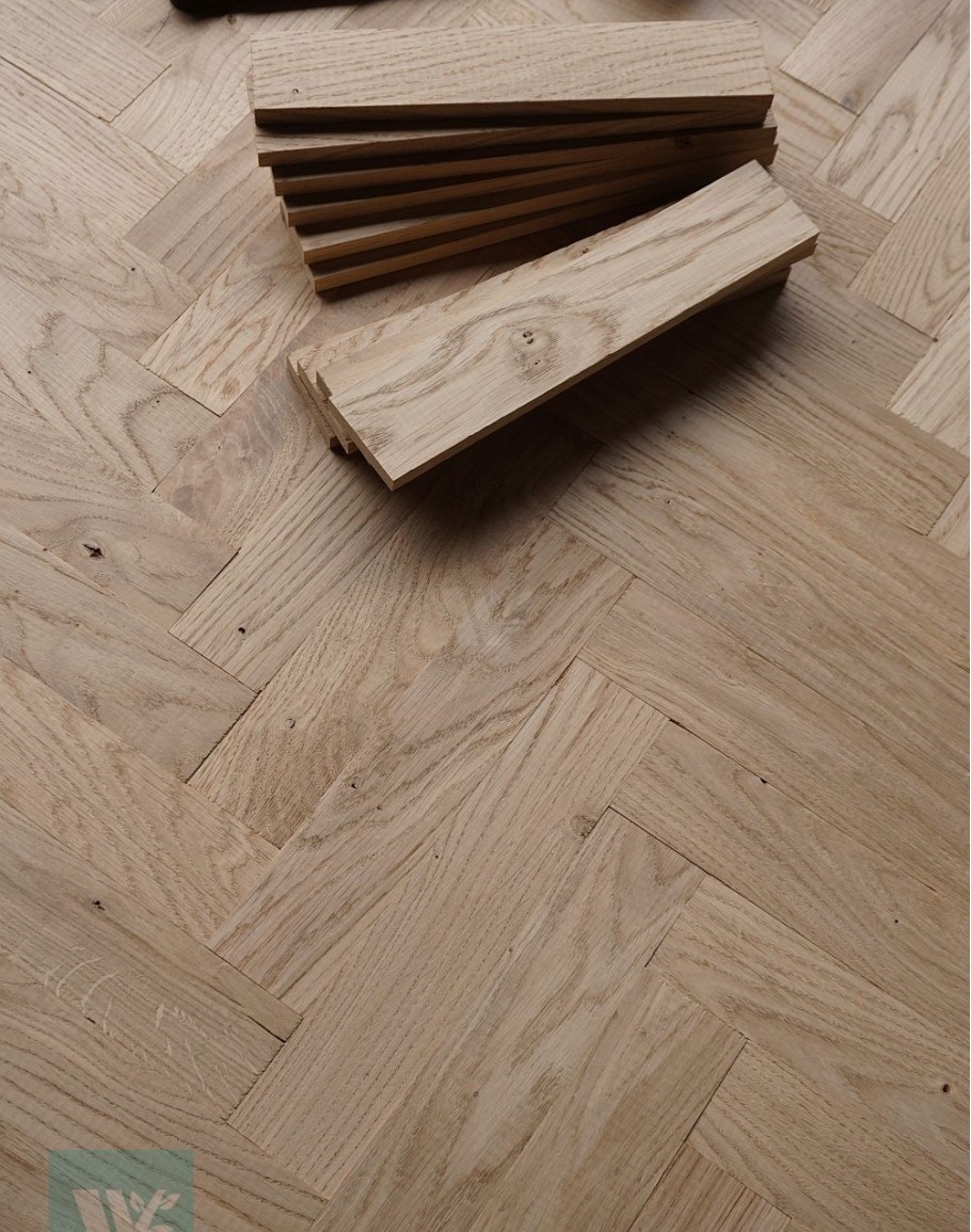 250x50x10mm Hardwood Flooring Battens HN5N 10" Solid Oak Overlay Natural 
